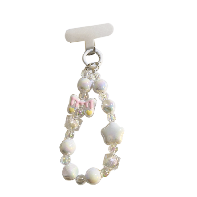Korean style simple ins milky white bead bracelet