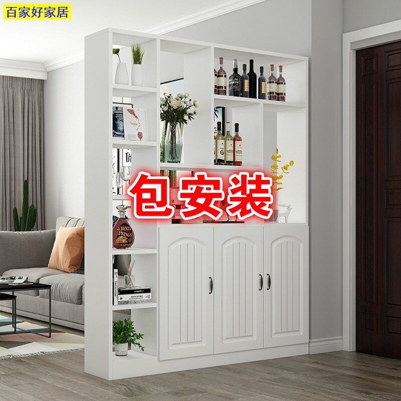Bag Fitted Wine Cabinet Partition Cabinet Footwear Cabinet Minimalist Modern Door Hall Cabinet Screen Decorative Cabinet Shelve Shelf Storage Xuan Guan Cabinet