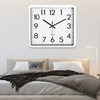 Clocks, Wall Clocks, Living Room Electronic Clocks, Silent Quartz Clocks, Wall-Mounted Clocks, Square Home Bedroom Clocks, Simple Modern Creative