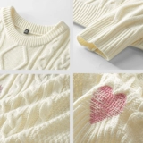 Мужской демисезонный японский абрикосовый свитер для влюбленных, зеленый трикотажный кардиган, увеличенная толщина