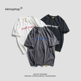 MMOPTOP Летняя футболка с коротким рукавом, в корейском стиле, подходит для подростков, оверсайз