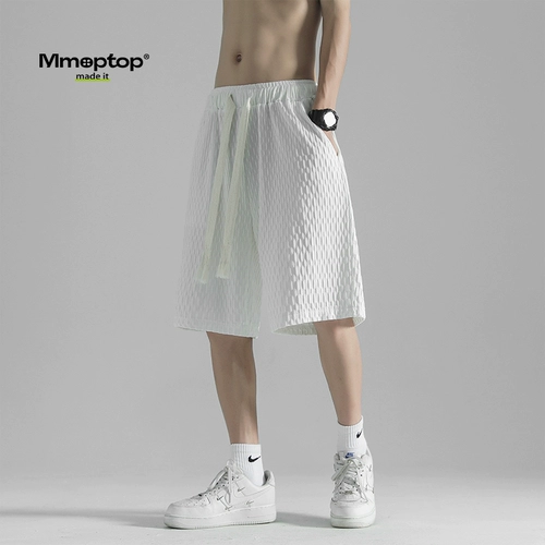 Мужские спортивные летние шорты, универсальные дышащие пляжные штаны, оверсайз