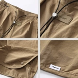 Летние спортивные шелковые быстросохнущие шорты, пляжные штаны для отдыха