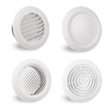 Круговая розетка ABS Новая выходы воздуха может отрегулировать кондиционированную воздушную воздушную выходу с воздушным воздухом, громкие аксессуары для системы свежего воздуха в сайте