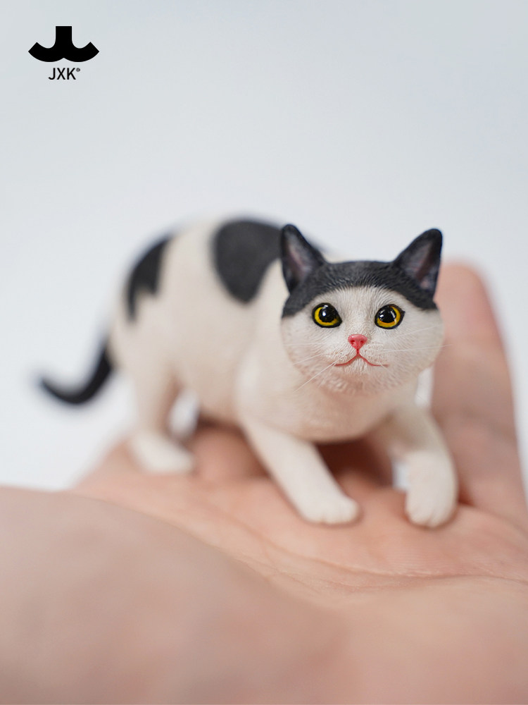 CN造物] JXK 1/6中华田园猫3.0 仿真家猫宠物三花橘猫咪模型手办真香