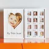 Настенная фоторамка, деревянная фотография, 12 мес., делается под заказ