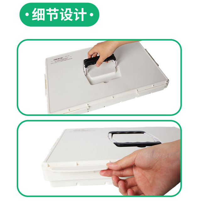 Mali Brand 42-Compartment Gouache Watercolor Acrylic Paint Box Oil Painting Advertising Paint Sub-Packaging Box Portable Paint Box Jelly Gouache Tool Box Large Capacity Portable