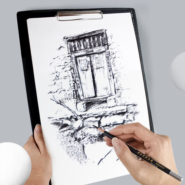 Marley Brand Thick Sketch Paper 4K, Special Sketchbook for Art Students, Portable Sketching Professional 4K Size, 100 Sheets, Double-Sided Thick Drawing Paper for Beginners, Tracing and Copying Paper, Hand-Drawn