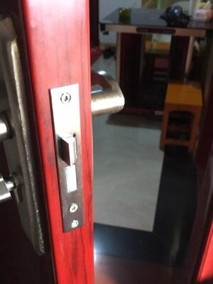 Door lock body size 50 lock body lock cylinder lock tongue bearing lock body wooden door lock body bedroom door lock body key lock