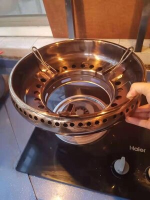 Poly fire ring gas straw energy saving cover household gas double mouth gas furnace windproof mortar old-fashioned wok universal thickening ring