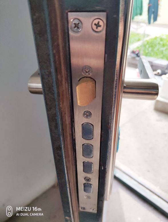 All-copper lock cylinder lock body thickened handle universal door entry door lock home door lock anti-theft door handle set