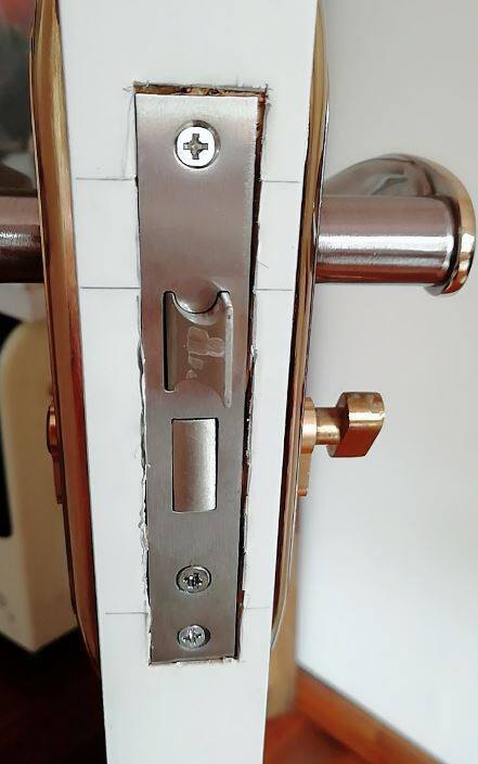 Small 50 interior door wooden door door accessories Large 50 58 lock body lock cylinder deadbolt bedroom door lock old door lock body