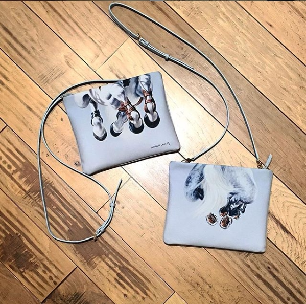 Equestrian ) ELLA Hang Time Slipper bag