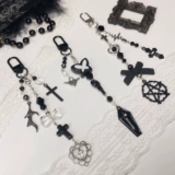 Маленький демон Оригинальный черно -белый стиль темный литт