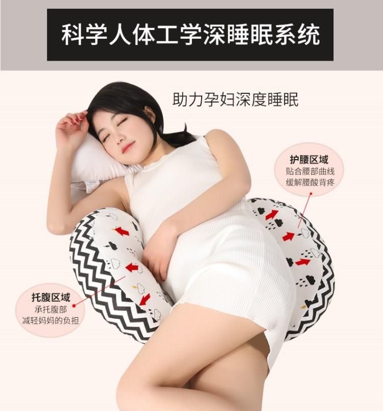 Vật tư hồi phục Gối nhân tạo Mềm mại Gối trái của phụ nữ Hỗ trợ Bụng Hình chữ U Gối Bụng Pad Đau Đau - Nguồn cung cấp tiền sản sau sinh