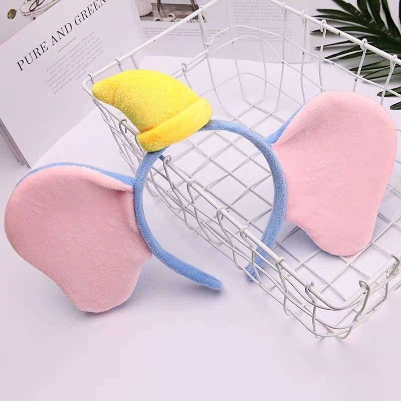 Say hello to headband funny elephant ears headband Dili net celebrity Nezha flying elephant hairpin wash face hairband female Korean cute