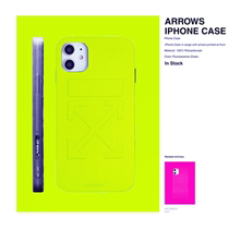 offwhites apply iphone13 mobile phone shell pro apple 11 fluorescent green xsmax couple xr tide card 11 powder