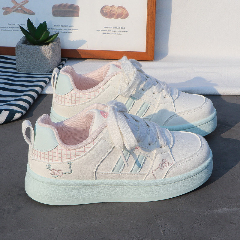 2025 Autumn/Winter New Versatile White Sneakers for Women with Fleece Lining for Warmth ins Trendy Student Casual Sports German Training Shoes