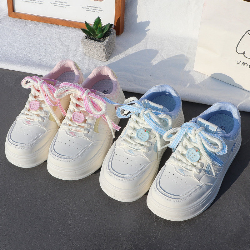 2025 Summer New Breathable Versatile White Sneakers for Women ins Trendy Niche Student Casual Sports German Training Shoes Autumn