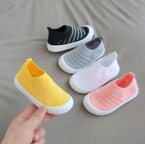  Spring and autumn baby entering the park toddler shoes Children childrens home soft sole indoor kindergarten non-slip breathable pedal