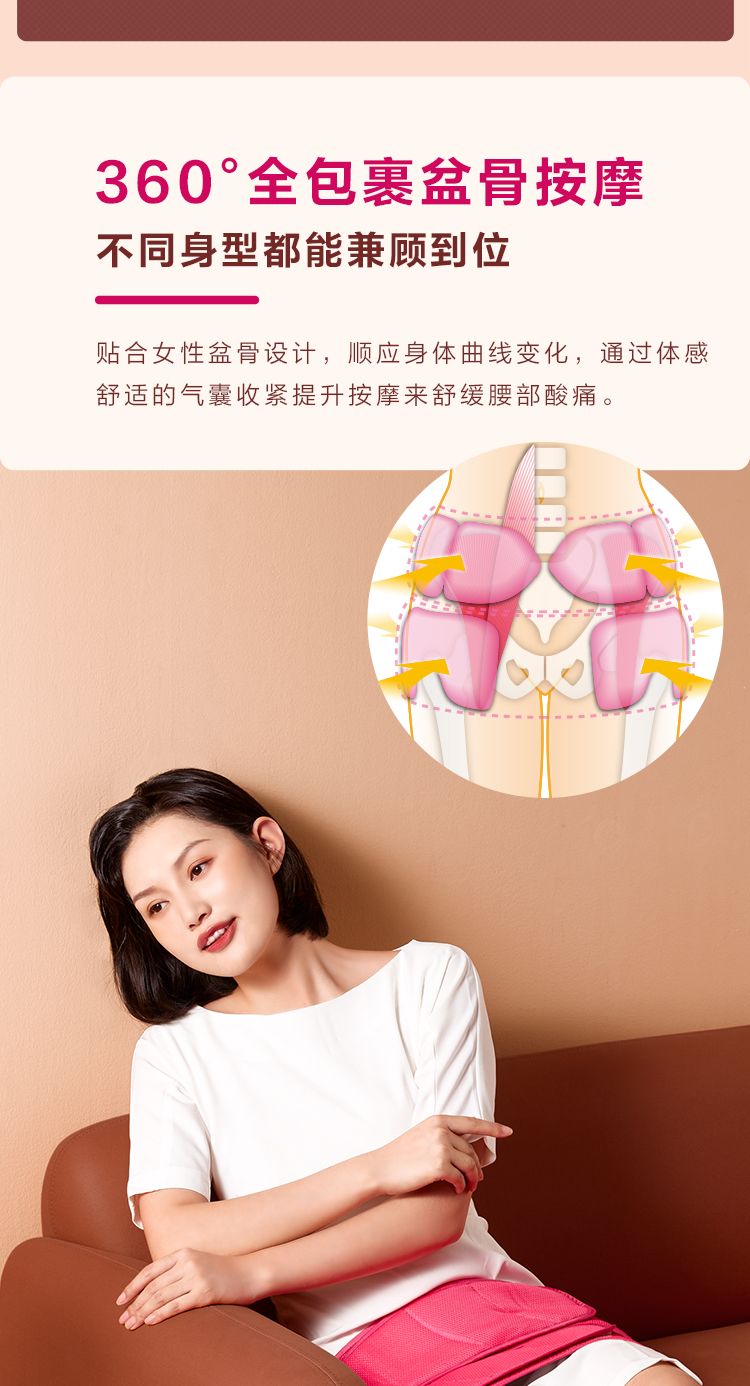 Panasonic松下 盆骨按摩仪 按摩美体二合一 图6