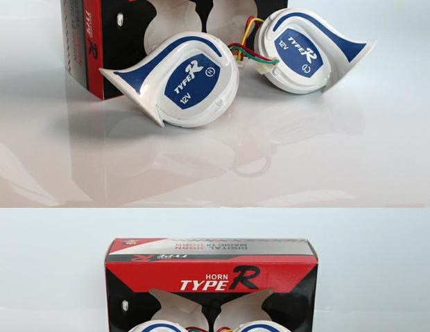 Bàn đạp xe máy điện 8 ốc sên tám sừng siêu to 12V Yamaha ma lửa sừng siêu to còi điện - Sừng xe máy loa bluetooth lắp xe máy
