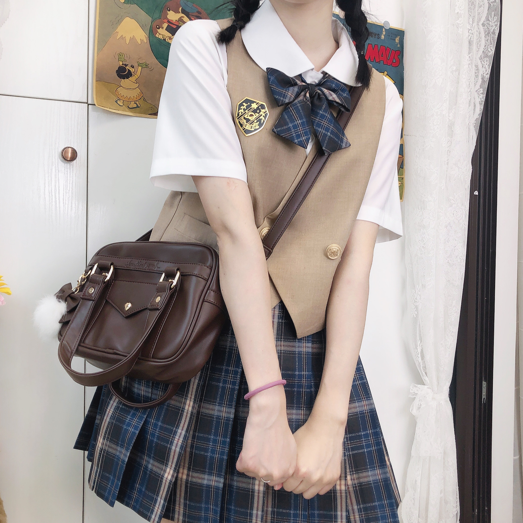 (Galaxy Sales Store) (Galaxy Female High) JK uniform dress pleated skirt School for the sense of ceremony