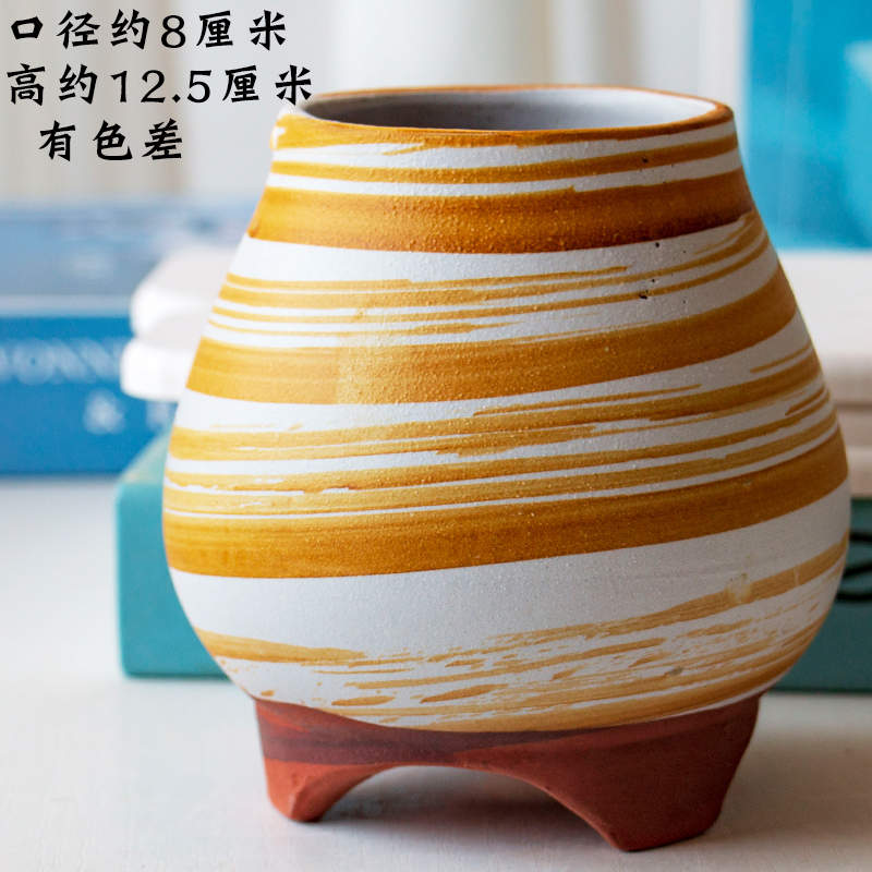 Analyzes fleshy flower - pot high breathable, tao tao meaty plant small purple orchid ceramic flower pot specials coloured drawing or pattern