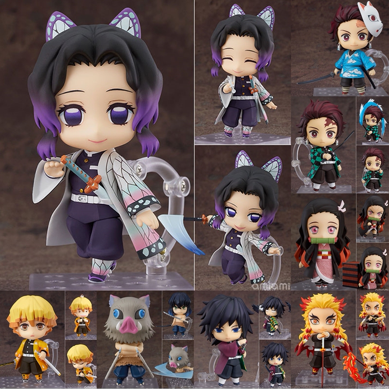 Demon Slayer: Kimetsu No Yaiba Figure Movable Doll Butterfly Ninja Pillar Purgatory Anjuro Yizhi Assistant Kamado Tanjiro