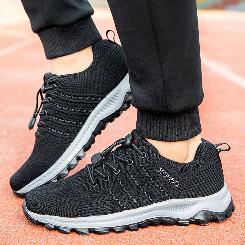 Soft foot strength fitness walking autumn middle-aged and elderly sports shoes men's elderly walking shoes light leisure mom and dad travel shoes