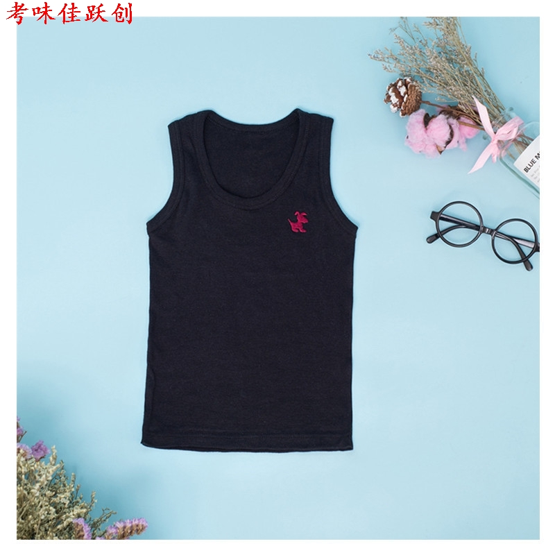 bông vest đáy quần lót boy mùa hè bé gái bé thiếu nhi tay nhỏ vest Hàn Quốc phiên bản của quần áo trẻ em 1.