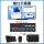 компьютерный мультиэкранный kvm-разветвитель экрана с частотой 4k60 Гц, vga-дисплей для мониторинга с четырьмя входами и разъемами hdmi4, разветвитель портов mini 3