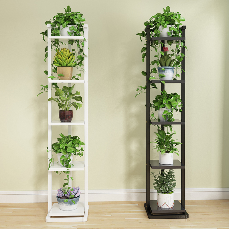 Living Room Floor Flower Shelf Multilayer Indoor Multifunction Hanging Basket Multimeat Gold Gge Shelf Special Price Provincial Space Iron Art Decor