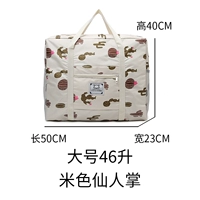 Бежевый кактус (большой 46 литров, двойной слой) имеет либу, и есть чистые карманы с обеих сторон