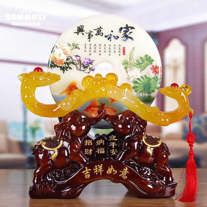 Guangxian Ping An High-end Swing Accessories New Chinese Season Living Room Bedroom Joe New Residence Gift