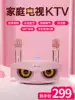 Home KTV sound set Full set of karaoke machine equipment Mobile phone TV song practice living room small song jukebox integrated wireless microphone Microphone singing machine Home K song artifact Car speaker