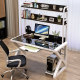 Computer desk desktop home modern minimalist economical desk bookshelf combination one table simple office writing desk