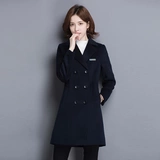 Демисезонное шерстяное пальто, утепленная куртка для работы