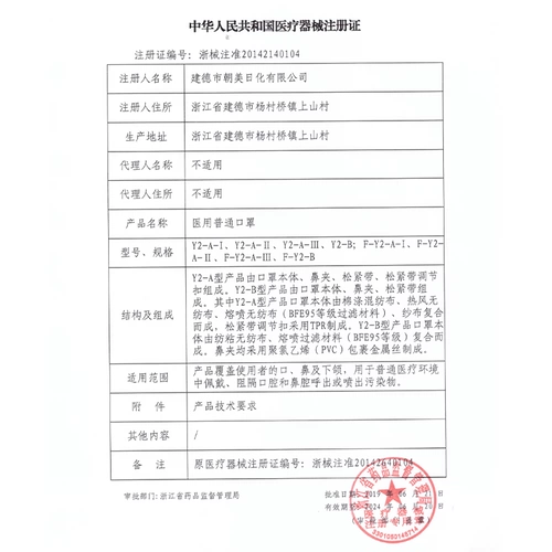 CRK-Американская медицина Обычная маска Y2-B (сумка) Независимая упаковка Медицинская синяя стерилизованная маска