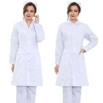 Nurse serving long sleeve female winter lap dolls collar round collar short sleeve summer white coat with doctor nurses work clothes