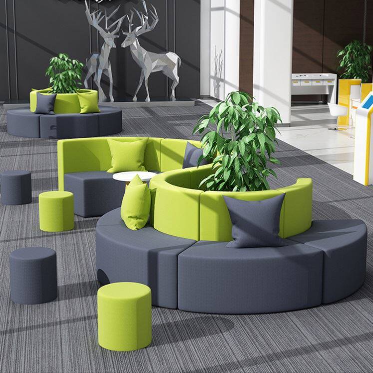 Customized training institution front desk kindergarten reception sofa lobby creative club meeting area sofa