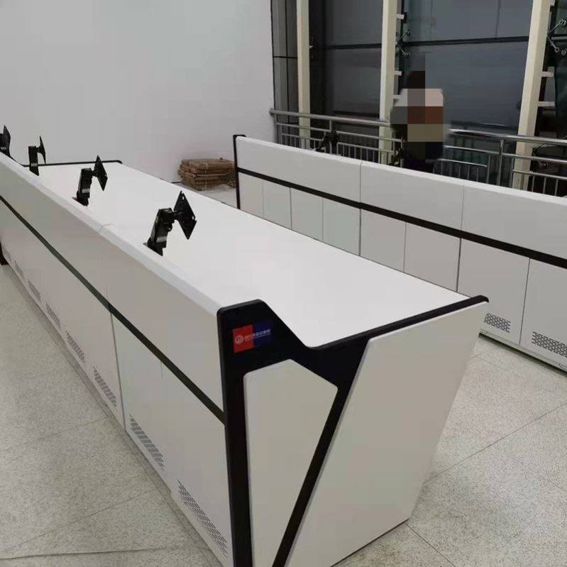 Customizable multimedia technology sense console acrylic security paint center console command center monitoring station