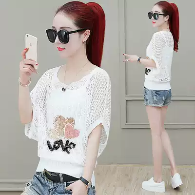 Chiffon shirt women's summer 2021 new fashion temperament foreign style small shirt short sleeve clothes summer summer two pieces