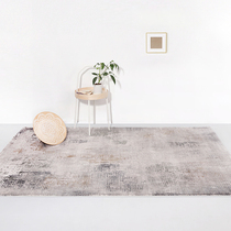 Turkey Import Carpet Living Room Villa Sofa Tea Table Mat Bamboo Fiber Bedroom Room Bed Front Blanket Retro Abstraction