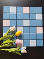 Синий, белый, синий и белый/48 гранул