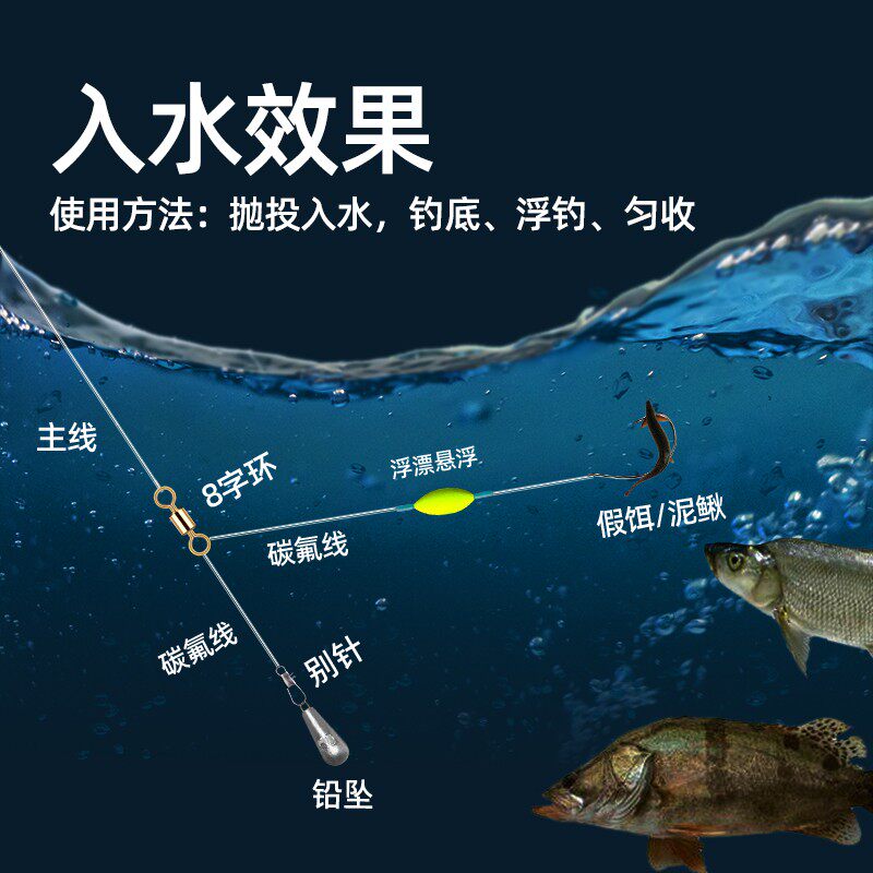 倒钓钩伊势尼鱼钩挂泥鳅单钩钓组钩加强路亚专克翘嘴鳜鱼单线单钩