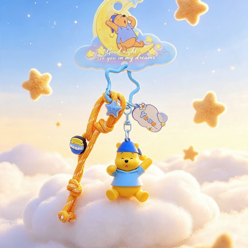 Newtoys Genuine Co-Branded Disney Winnie the Pooh and Piglet Car Keychain Couple Decoration Backpack Pendant Newtoys Genuine Co-Branded Disney Winnie the Pooh and Piglet Car Keychain Couple Decoration Backpack Pendant