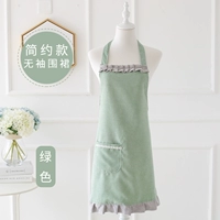 Зеленый водонепроницаемый фартук без рукавов