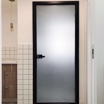 Custom Changhong tempered glass bathroom door Household corrugated frosted partition Living room kitchen entrance screen partition