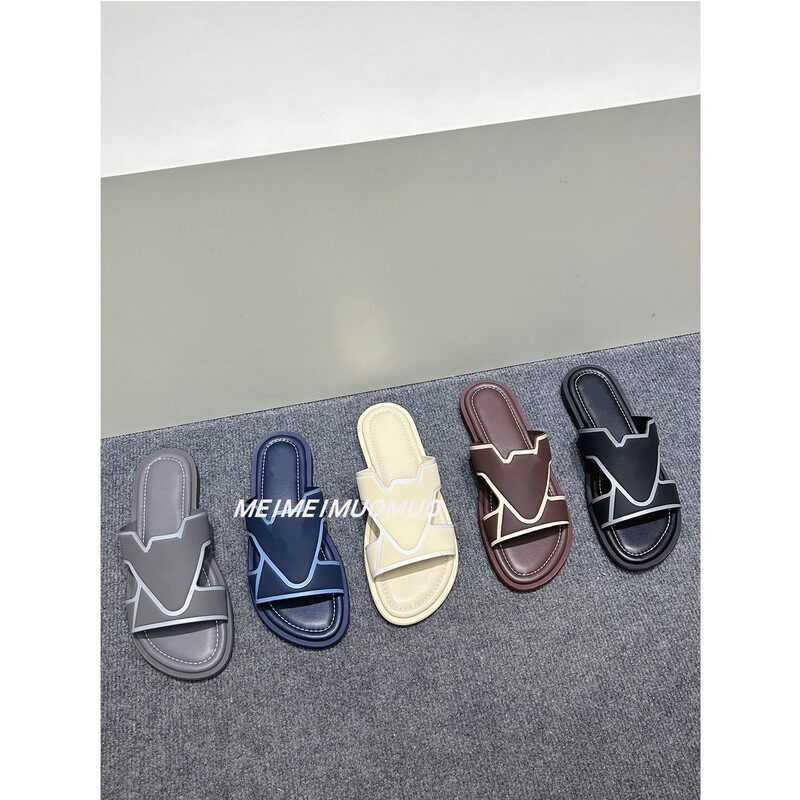 【Meimeimuomuo】Ceiling~26S Summer Men's Flat Casual Outdoor Beach Flip-Flops